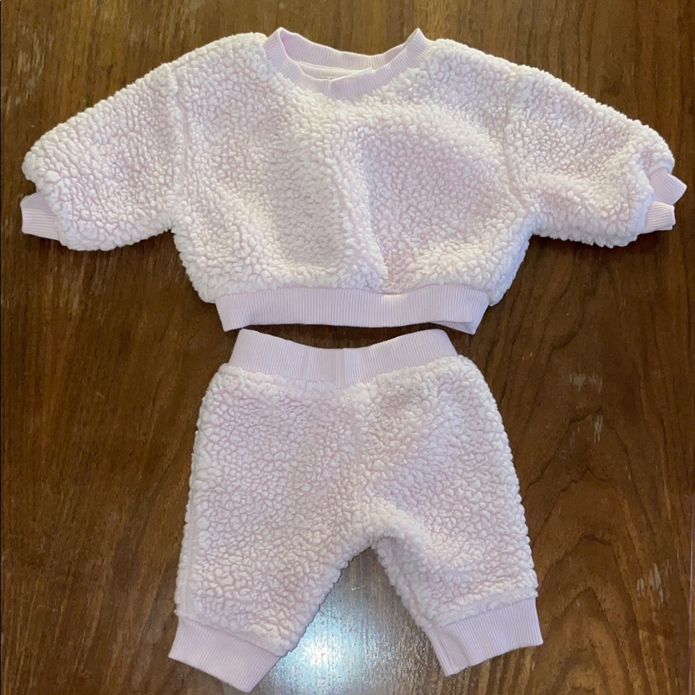 Cat & Jack Plush Sherpa Pullover - Light Pink